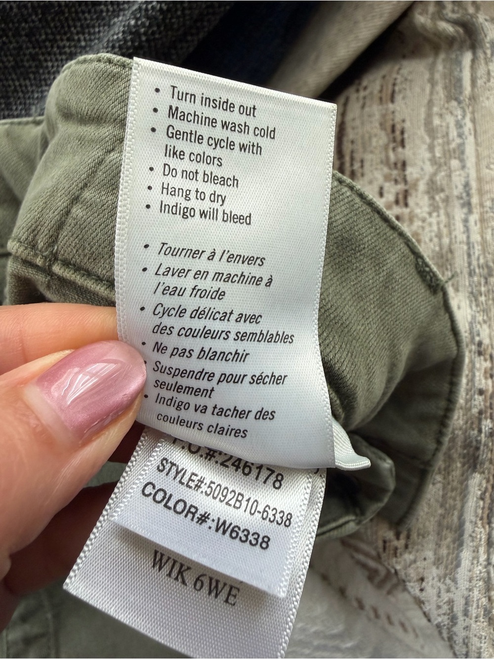 MAYSLIE Women’s Olive Green Jogger Pants – Size 33 - Picture 12 of 15